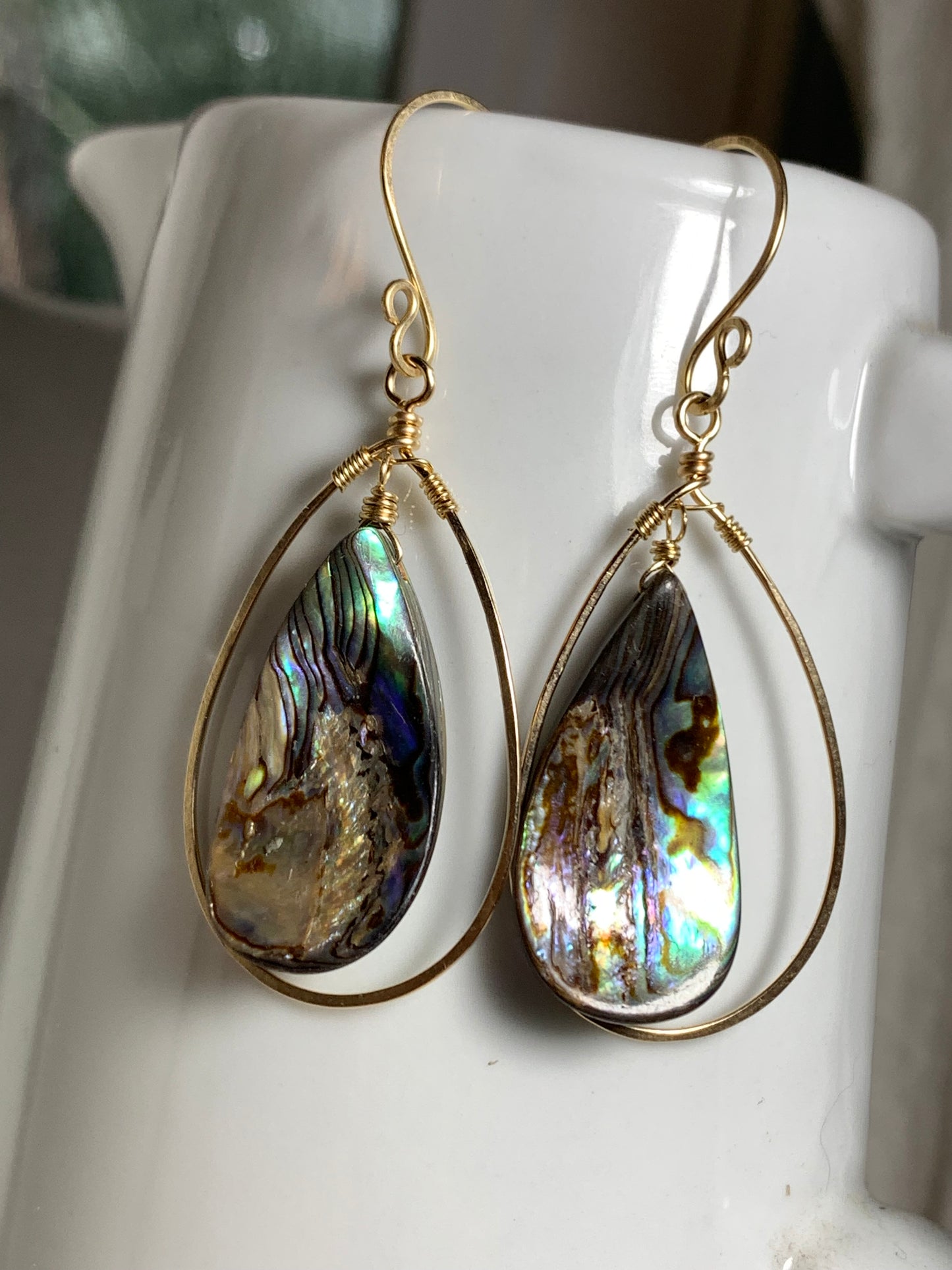 Goldfilled Abalone Earrings